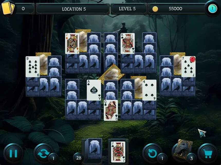 Скриншот 5 к игре Mystery Solitaire. The Black Raven 6