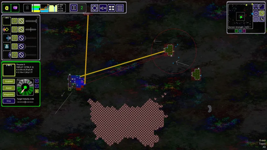 Скриншот 2 к игре Spacecraft Tactics