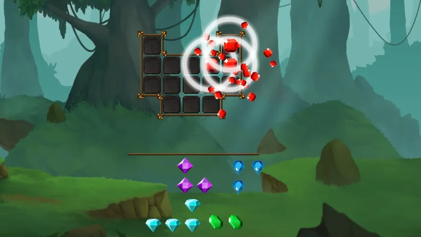 Скриншот 4 к игре Gemstone Puzzle Fury
