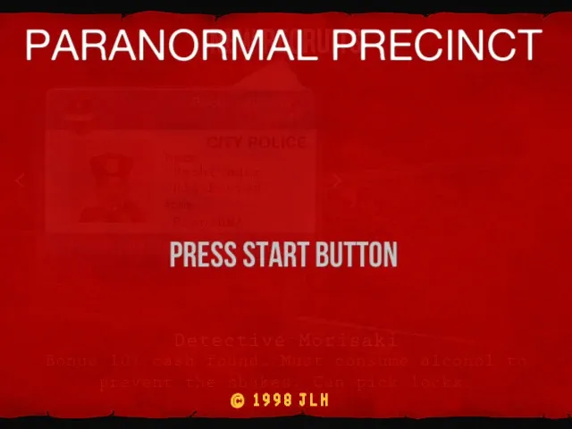 Скриншот 1 к игре Paranormal Precinct - Last Copy of '99
