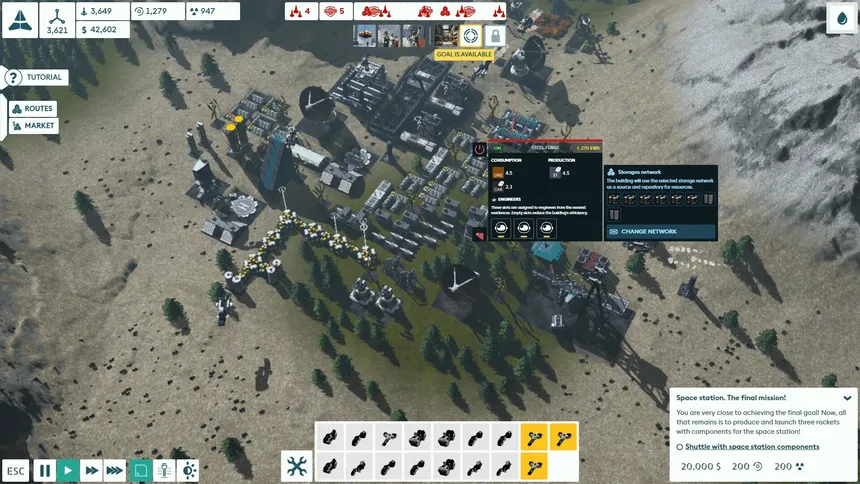 Скриншот 1 к игре Oasis Mission: Colony Sim