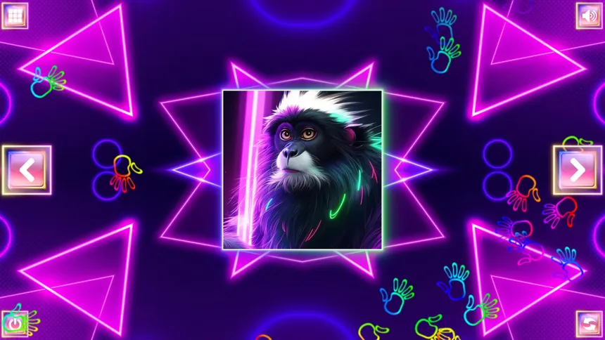 Скриншот 2 к игре Neon Fantasy: Monkeys
