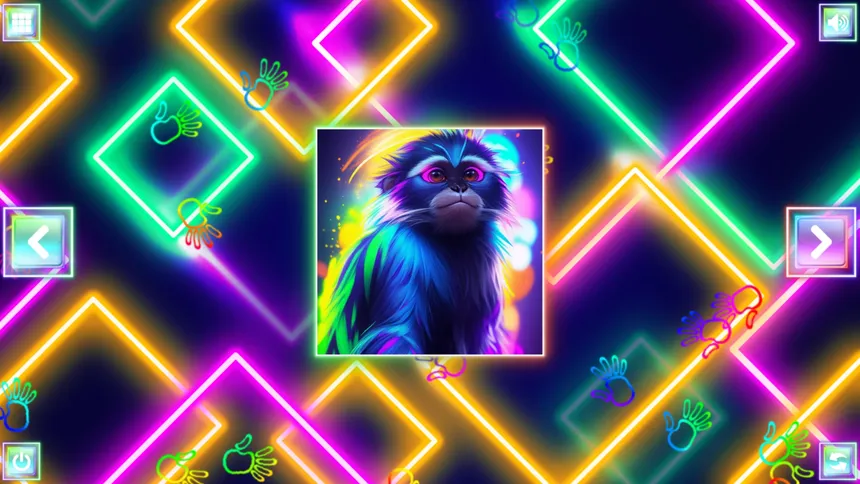 Скриншот 8 к игре Neon Fantasy: Monkeys