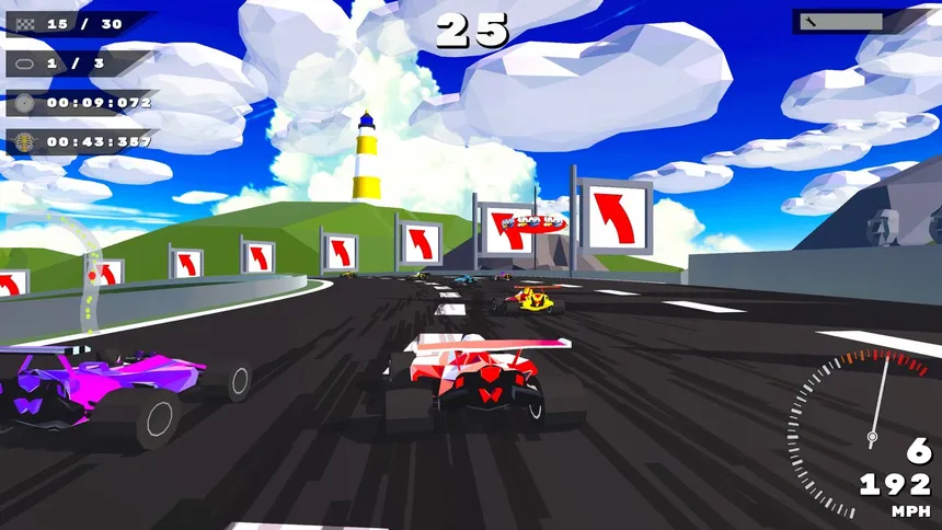 Скриншот 1 к игре SPGP Super Polygon Grand Prix