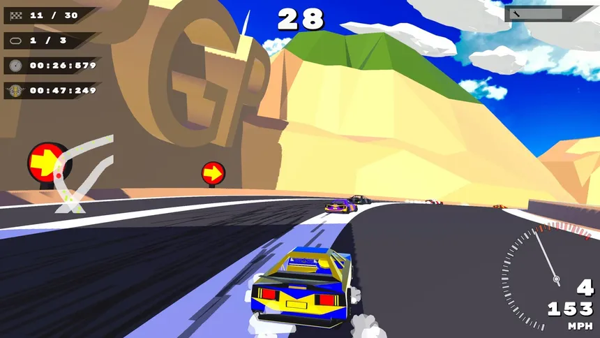 Скриншот 2 к игре SPGP Super Polygon Grand Prix