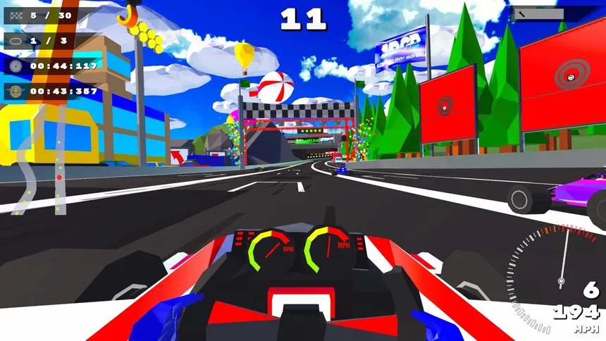 Скриншот 5 к игре SPGP Super Polygon Grand Prix