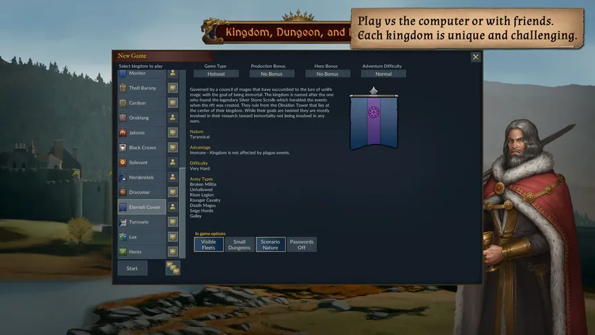 Скриншот 1 к игре Kingdom, Dungeon, and Hero