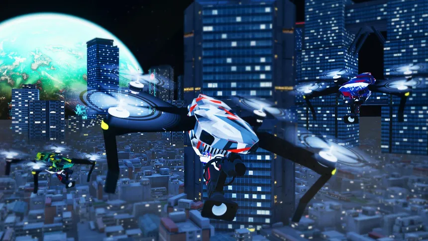 Скриншот 1 к игре Drone Flight Simulator Online