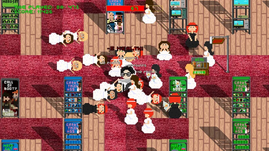 Скриншот 6 к игре Fighting for Singleship: I am Chased by a Bunch of Women But I Just Want to Play Video Games