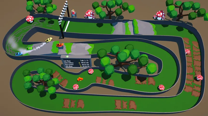 Скриншот 3 к игре Retro Rally!