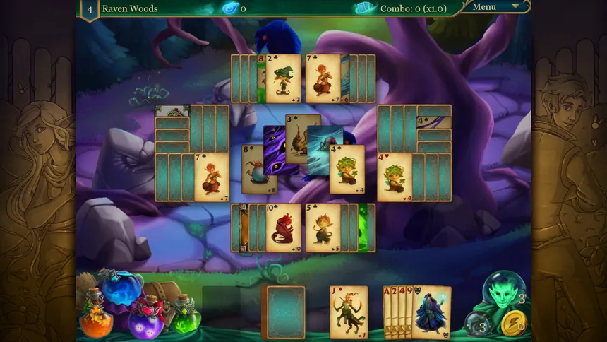 Скриншот 2 к игре Magic Cards Solitaire 2 - The Fountain of Life