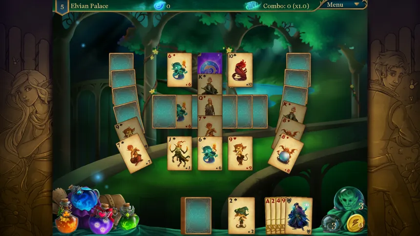 Скриншот 4 к игре Magic Cards Solitaire 2 - The Fountain of Life