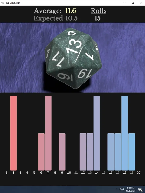 Скриншот 2 к игре True Dice Roller