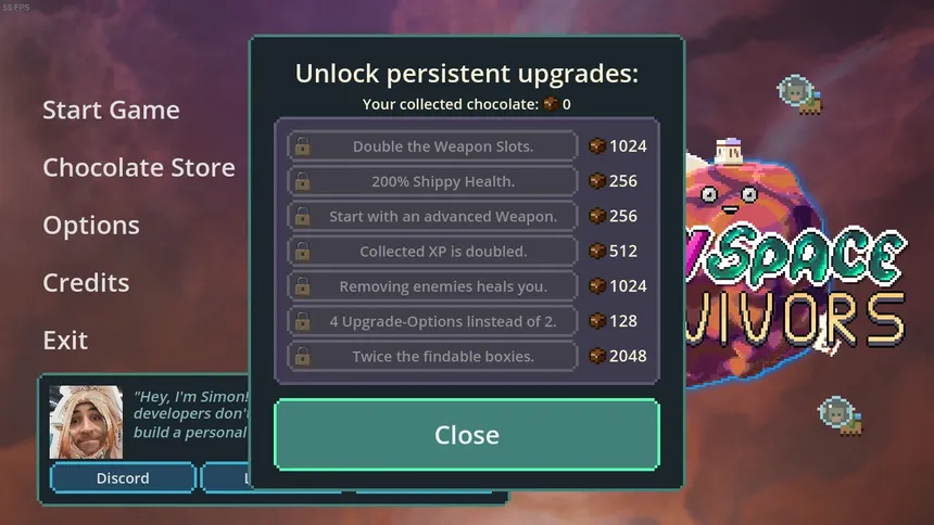 Скриншот 8 к игре Cozy Space Survivors