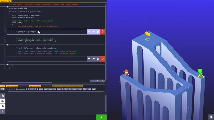 Скриншот 3 к игре U-Sharp: The Unity Coding Learning Game