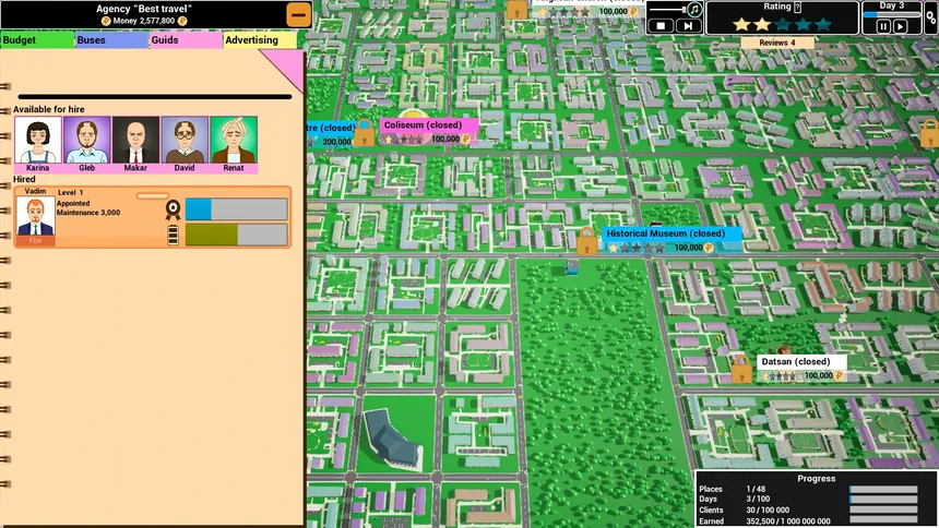 Скриншот 5 к игре Тур-менеджер: секретные истории