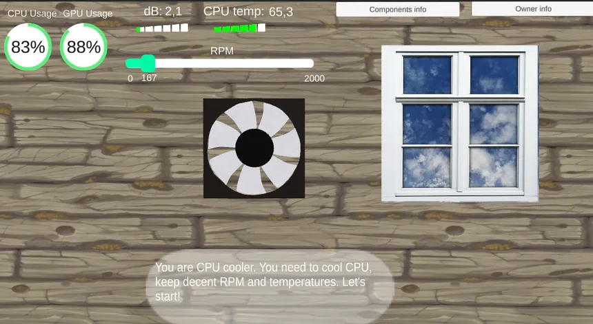 Скриншот 1 к игре Cooling Simulator