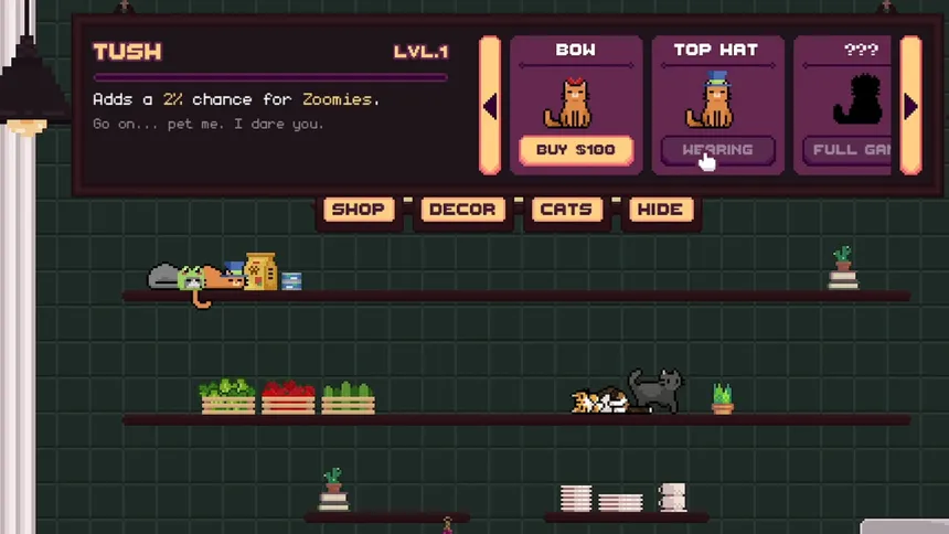 Скриншот 3 к игре Supurr Cat Cafe: Sandwich Rush