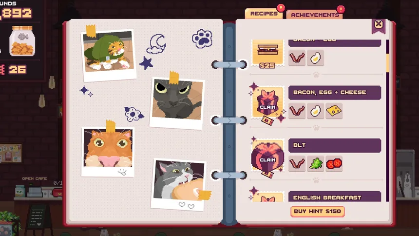 Скриншот 4 к игре Supurr Cat Cafe: Sandwich Rush