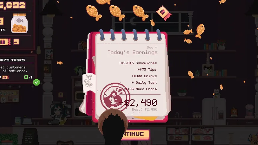 Скриншот 5 к игре Supurr Cat Cafe: Sandwich Rush