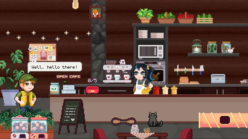 Скриншот 6 к игре Supurr Cat Cafe: Sandwich Rush