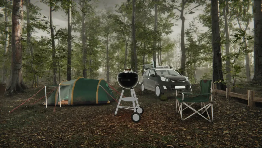 Скриншот 3 к игре Camping Vlog Simulator 2024