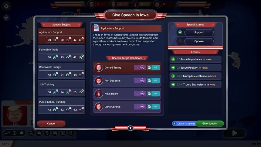 Скриншот 4 к игре The Political Machine 2024
