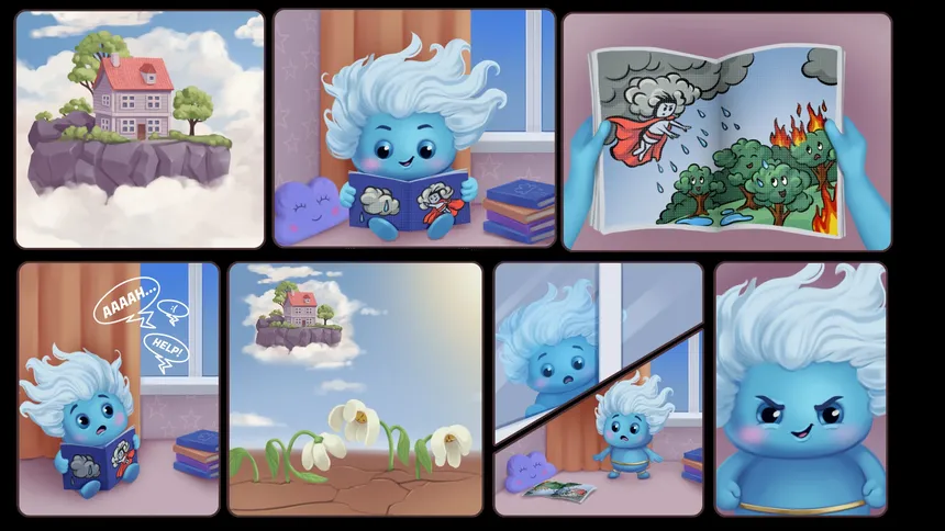 Скриншот 1 к игре The Brave Little Cloud