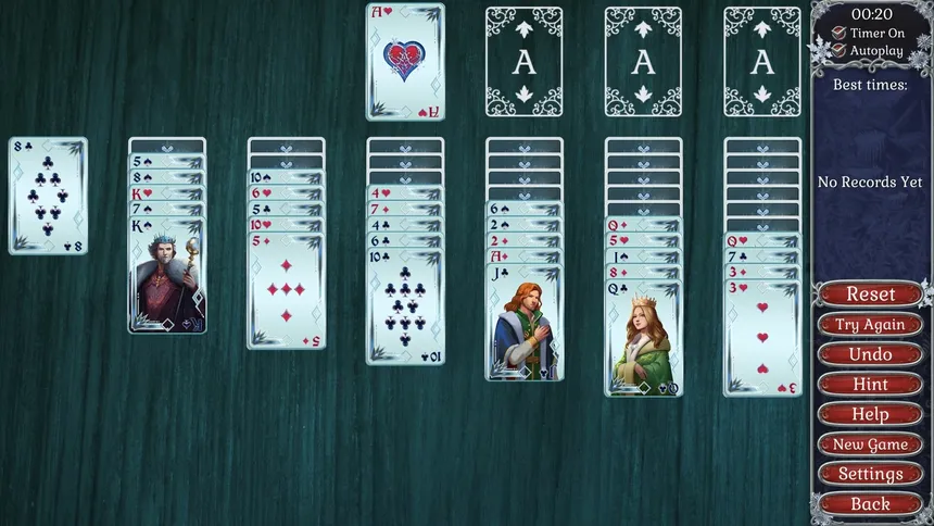 Скриншот 3 к игре Jewel Match Solitaire Winterscapes 2 - Collector's Edition