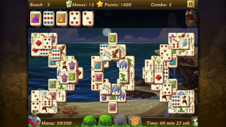 Скриншот 4 к игре Elves vs Goblins Mahjongg World