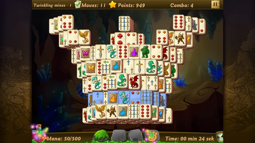 Скриншот 6 к игре Elves vs Goblins Mahjongg World