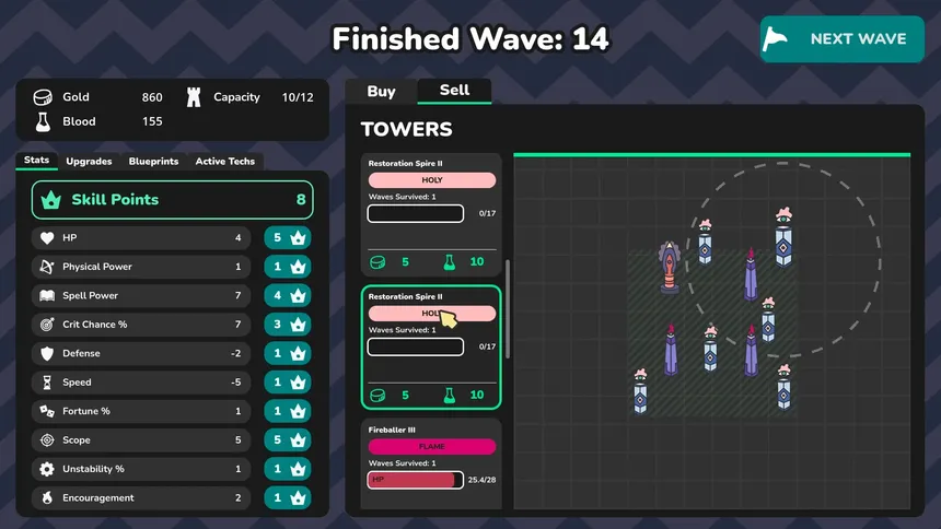Скриншот 7 к игре Towerbloom