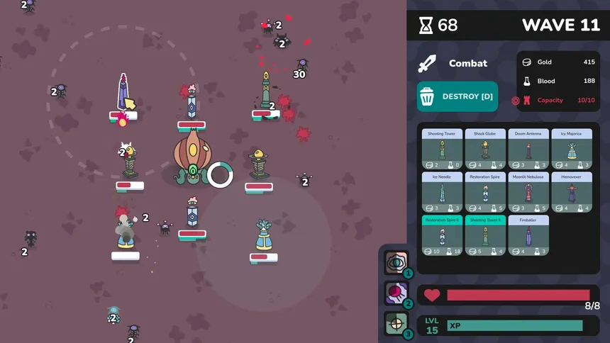 Скриншот 8 к игре Towerbloom