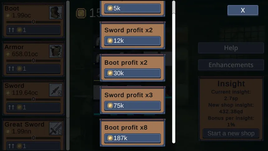 Скриншот 2 к игре Weapon Shop Decillionaire