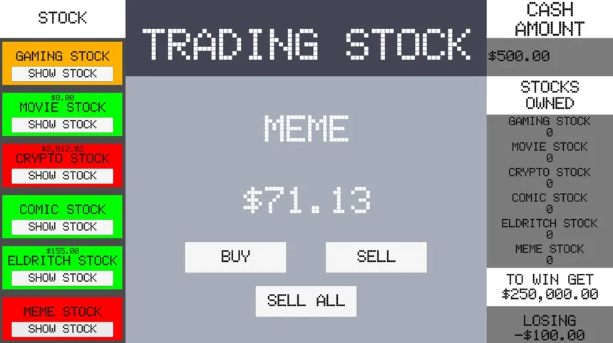 Скриншот 3 к игре Simple Stock Trading Simulator