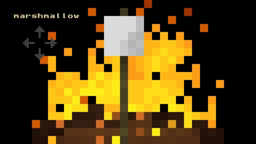 Скриншот 1 к игре Pixel Fireplace