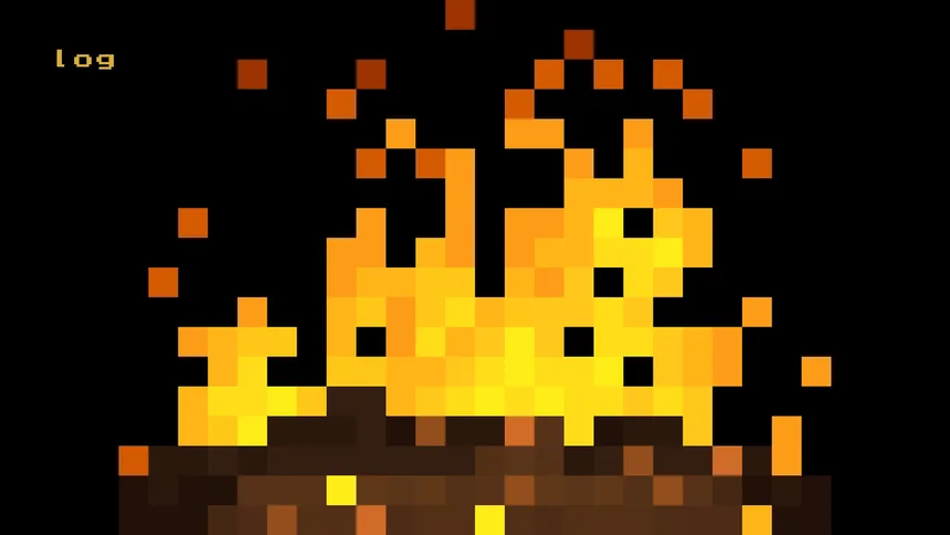 Скриншот 4 к игре Pixel Fireplace