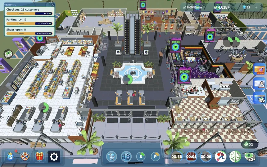 Скриншот 1 к игре Idle Mall Tycoon