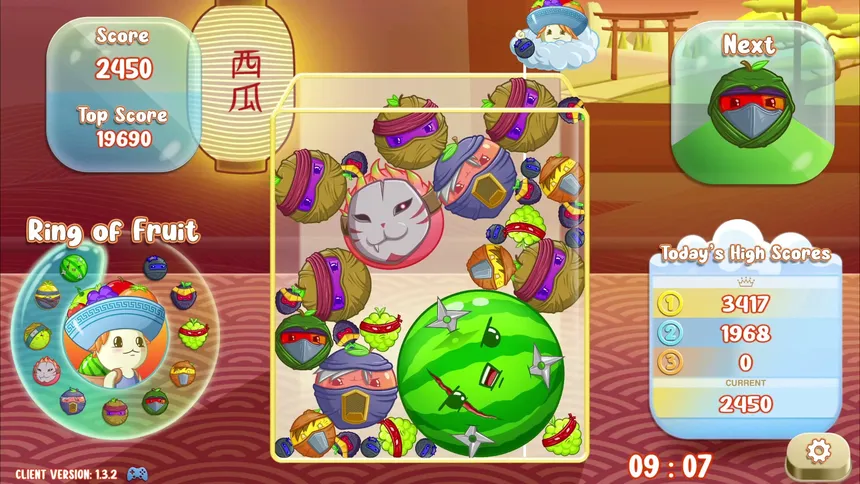 Скриншот 6 к игре ‎My Suika – Kyo’s Fruit Merge