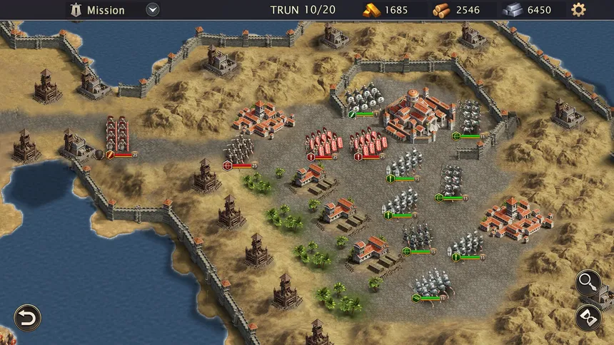 Скриншот 1 к игре World War: Rome - Free Strategy Game
