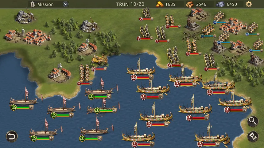 Скриншот 2 к игре World War: Rome - Free Strategy Game