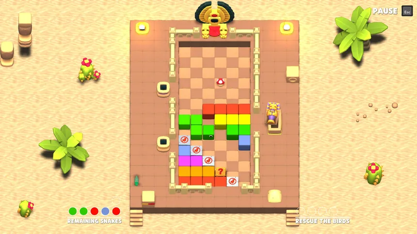 Скриншот 1 к игре Snaketris: Rescue 'em all