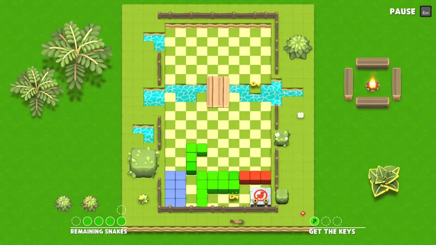 Скриншот 2 к игре Snaketris: Rescue 'em all
