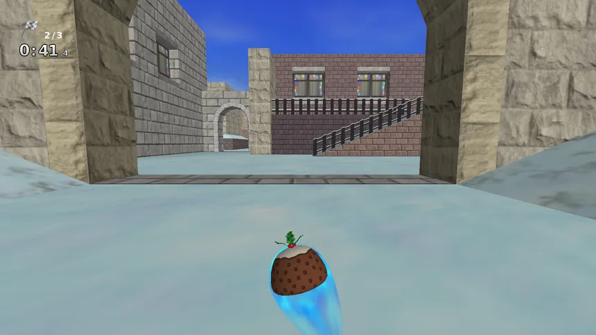 Скриншот 1 к игре Christmas Rocket Pudding
