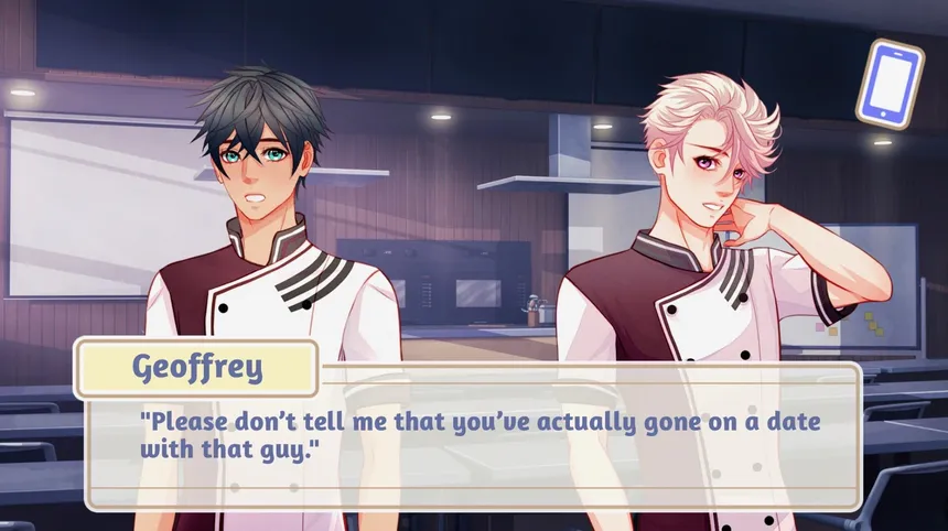 Скриншот 1 к игре Sifting Thyme - an otome game inspired by culinary shows