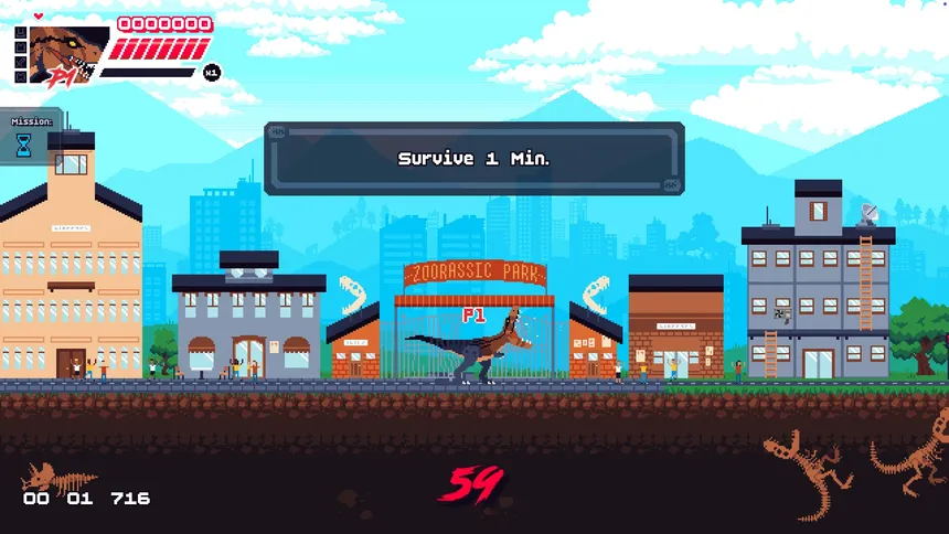 Скриншот 1 к игре Dino Mayhem
