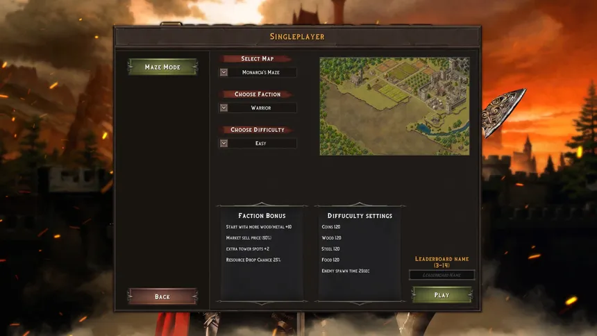 Скриншот 2 к игре ThroneForge - The Fortress War