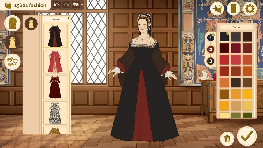 Скриншот 8 к игре Historical Fashion Dress Up