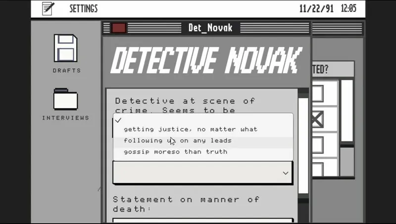 Скриншот 2 к игре Report on the Death of Robert Evergreen