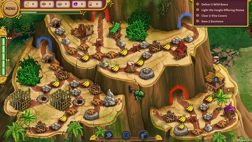 Скриншот 1 к игре Chimp Quest: Spirit Isle